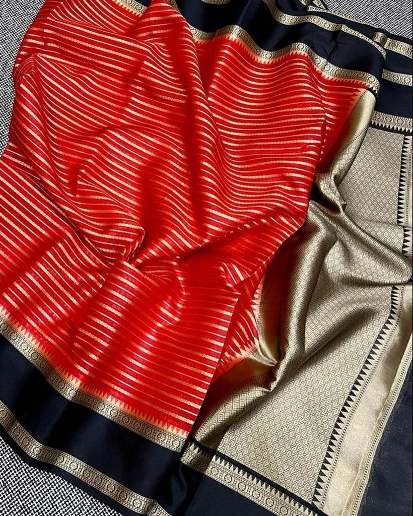 Banarasi Dyable Georgette Soft Silk Saree