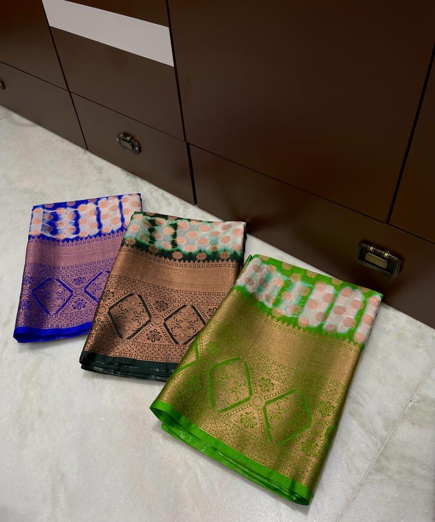 Banarasi Dyable Warm Soft Saree