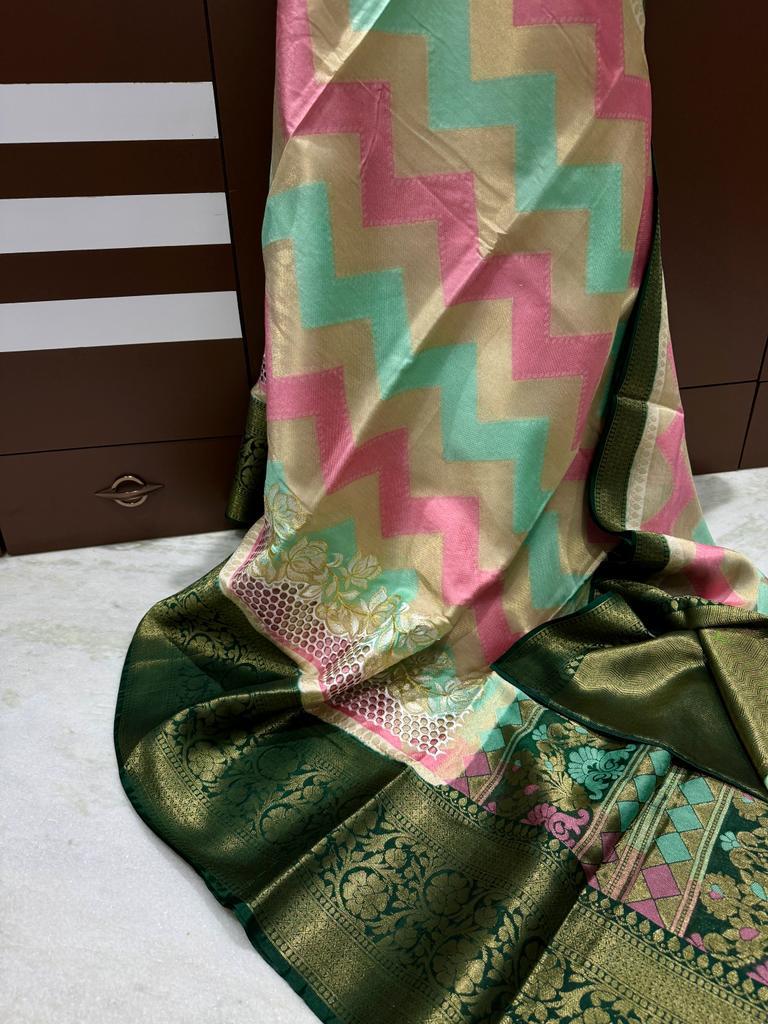 Banarasi Dyable Warm Soft Saree