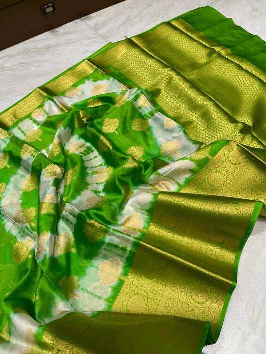 Banarasi Dyable Warm Soft Silk Saree