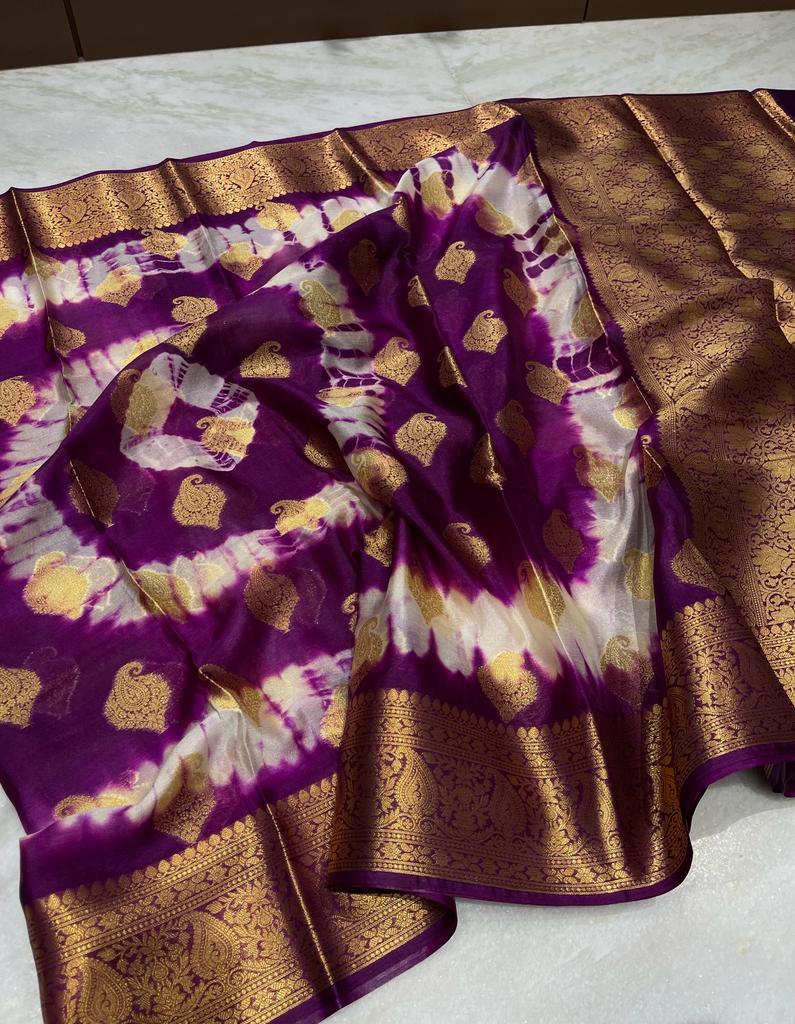 Banarasi Dyable Warm Soft Silk Saree