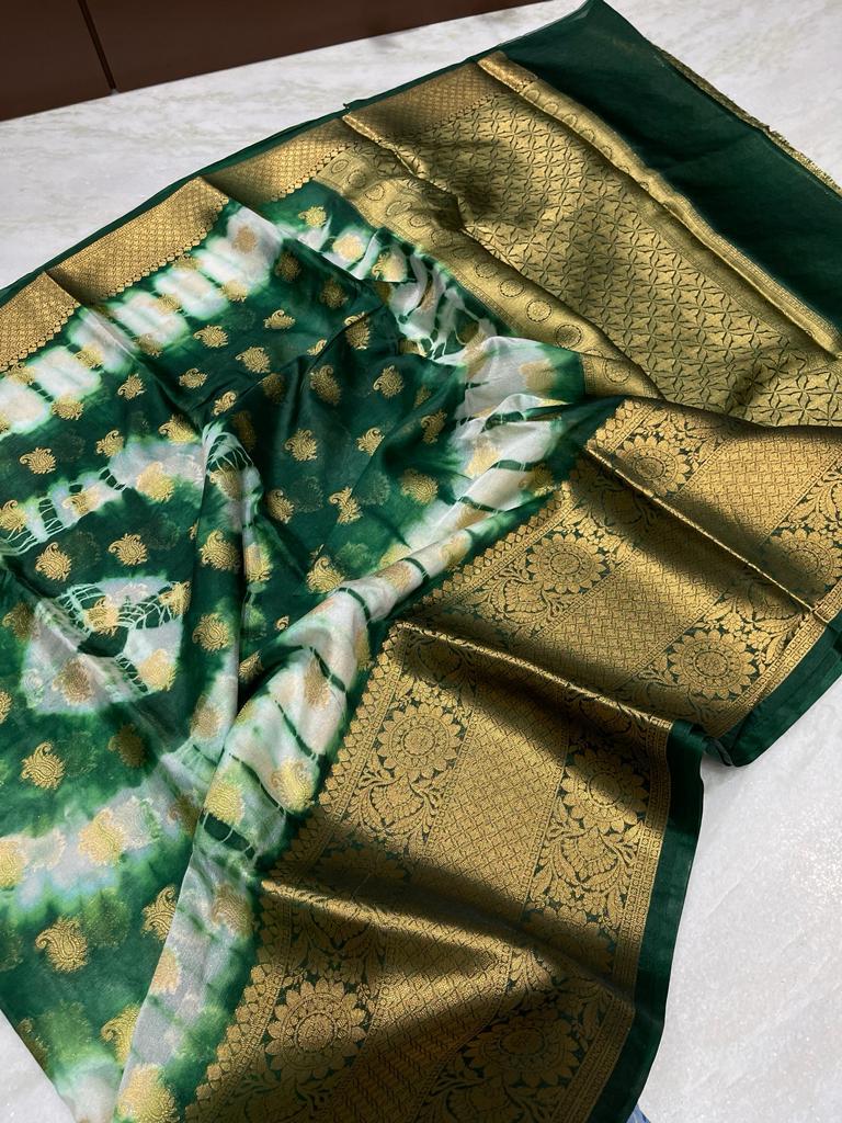 Banarasi Dyable Warm Soft Silk Saree
