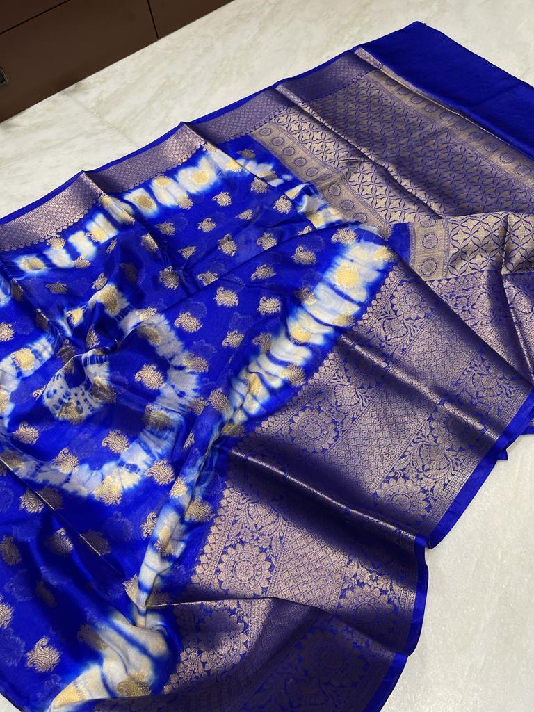 Banarasi Dyable Warm Soft Silk Saree