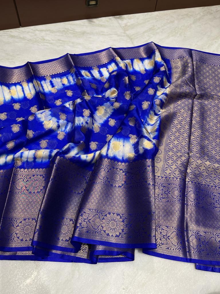 Banarasi Dyable Warm Soft Silk Saree