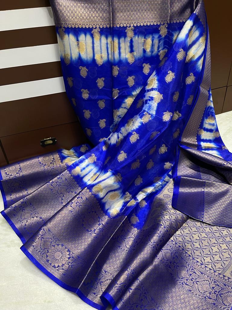 Banarasi Dyable Warm Soft Silk Saree