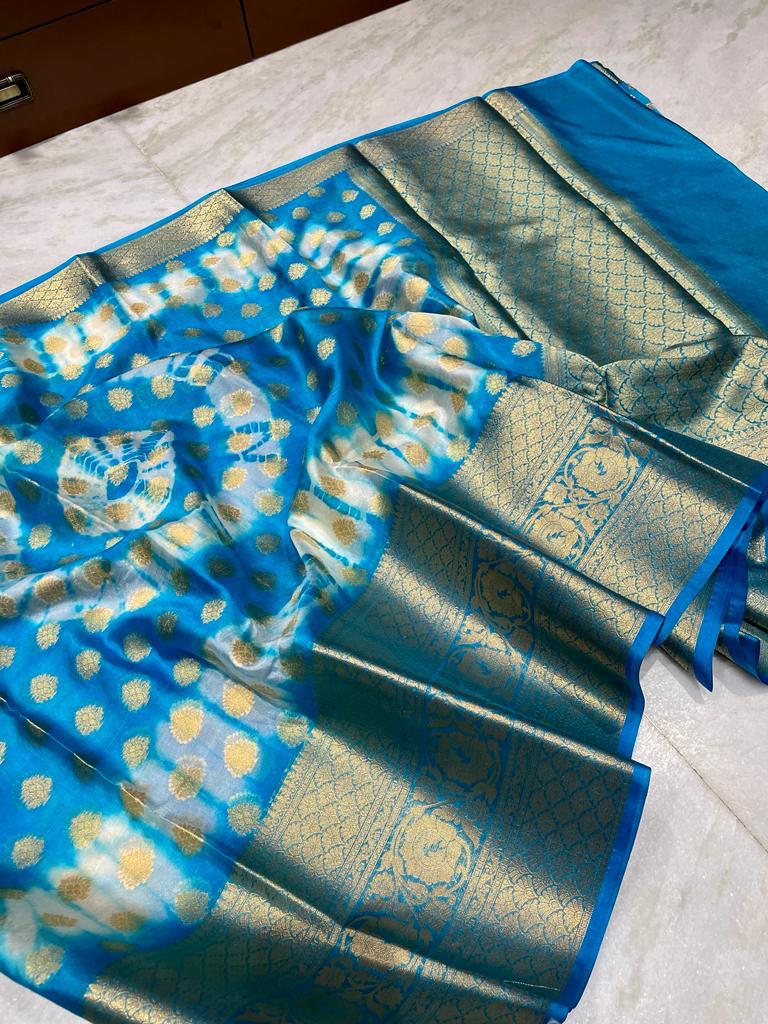 Banarasi Dyable Warm Soft Silk Saree