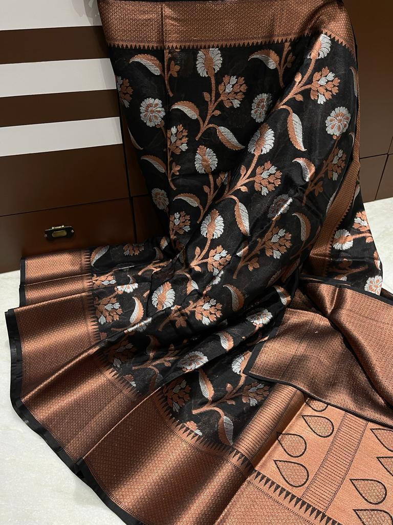 Banarasi Dyable Warm Soft Silk Saree