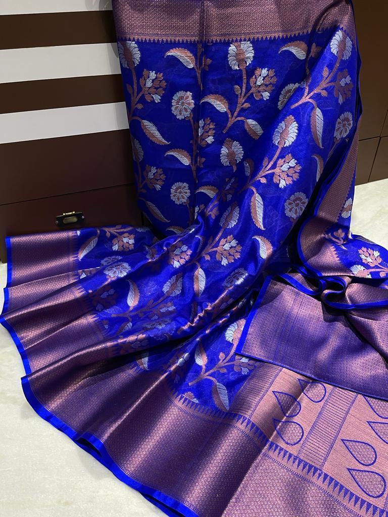 Banarasi Dyable Warm Soft Silk Saree