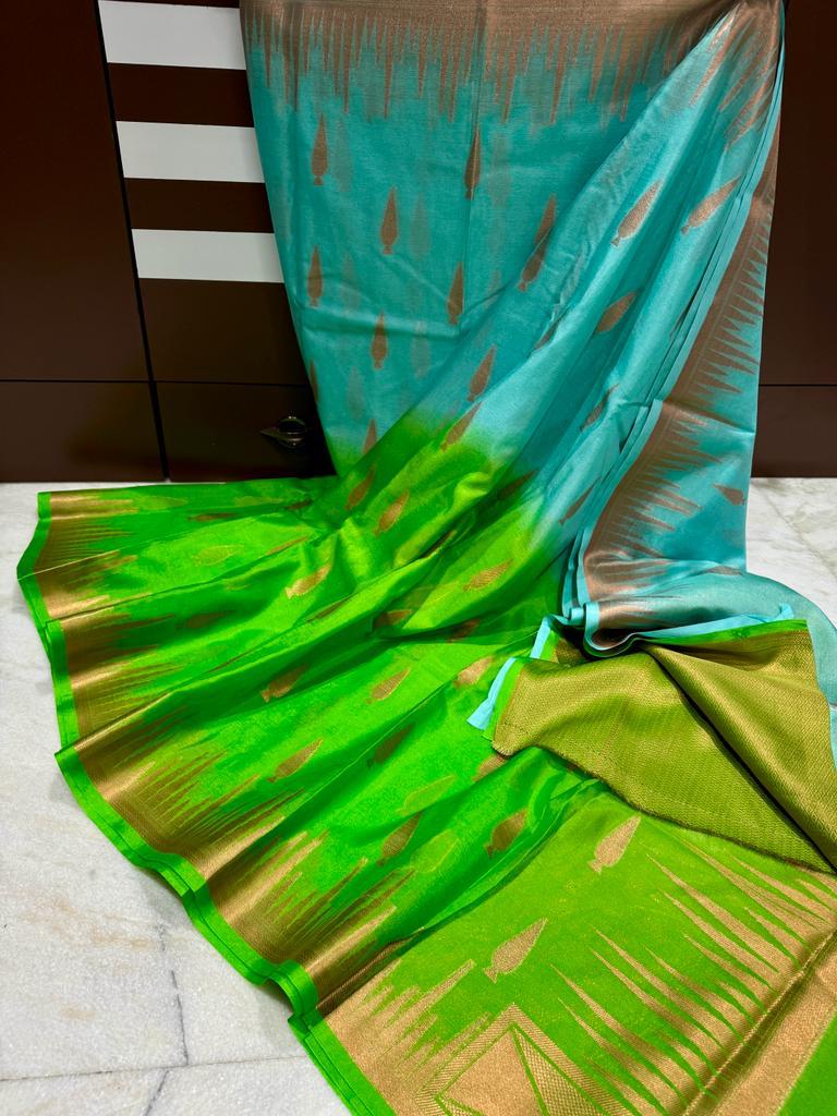 Banarasi Dyable Warm Soft Silk Saree