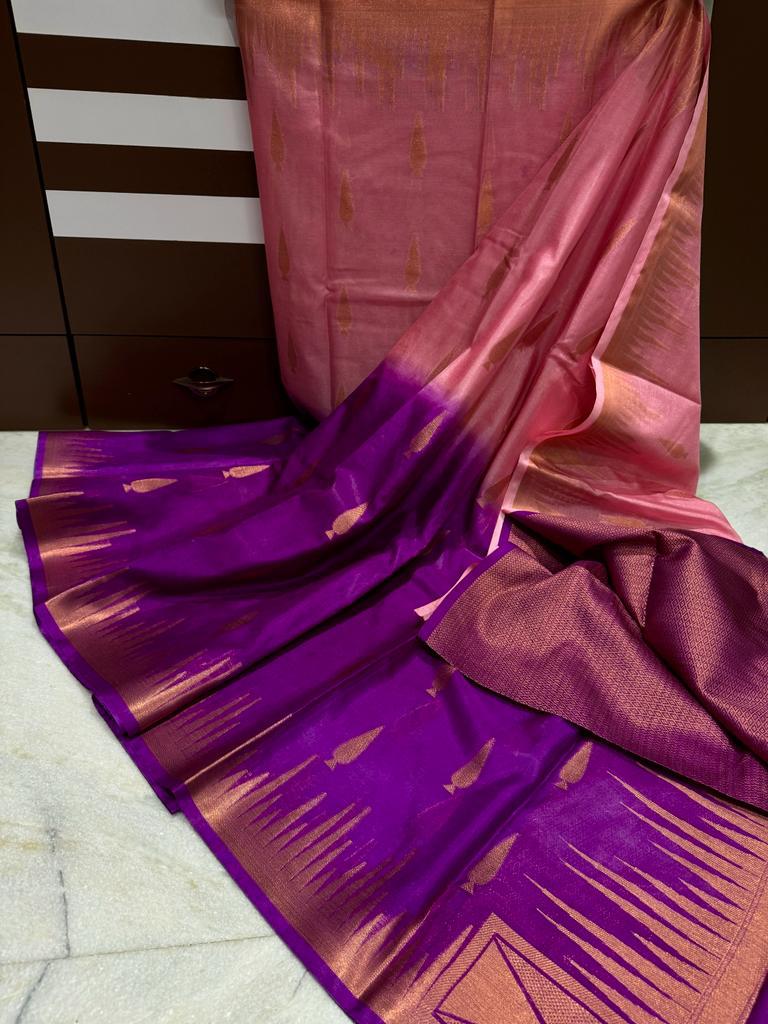 Banarasi Dyable Warm Soft Silk Saree