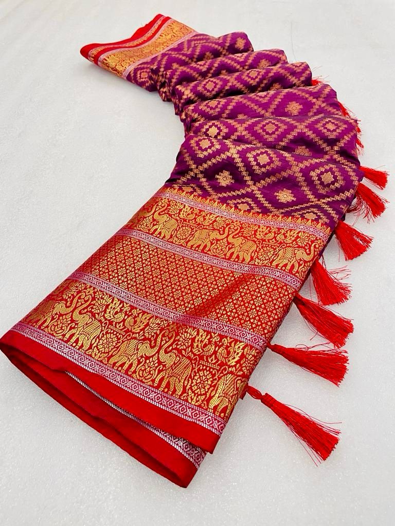 Banarasi Handloom Soft Silk Pattu Saree