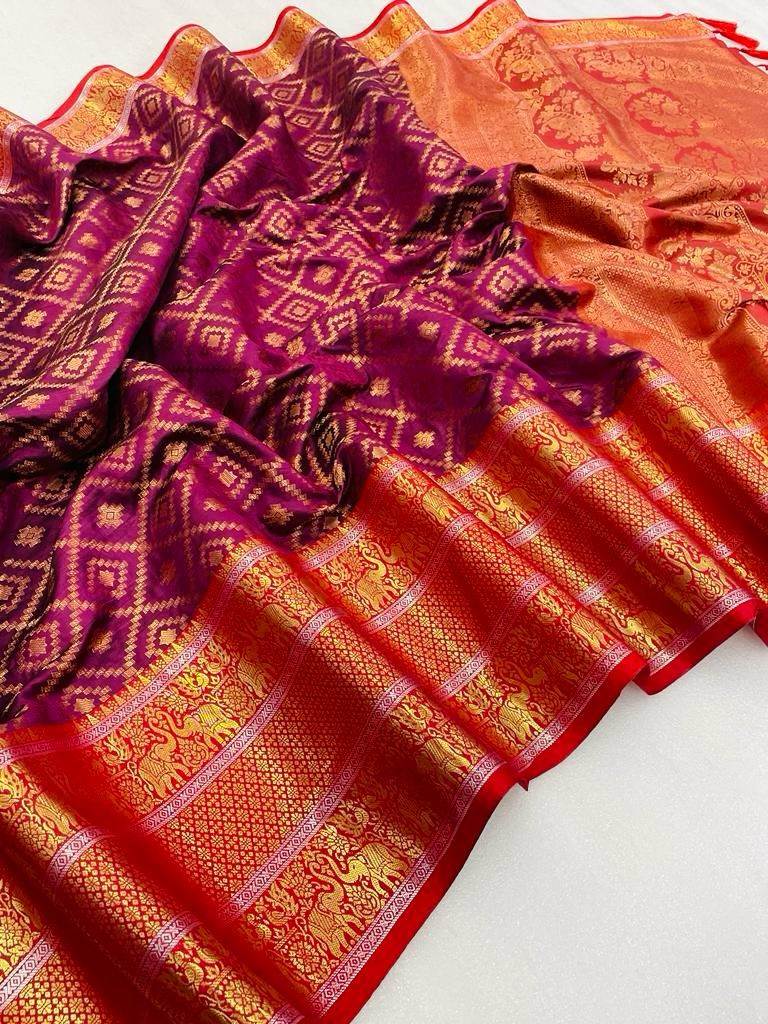 Banarasi Handloom Soft Silk Pattu Saree