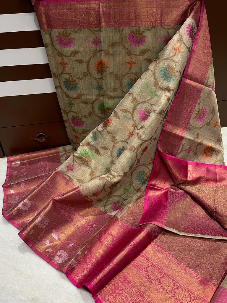 Banarasi Khadi Cotton Saree