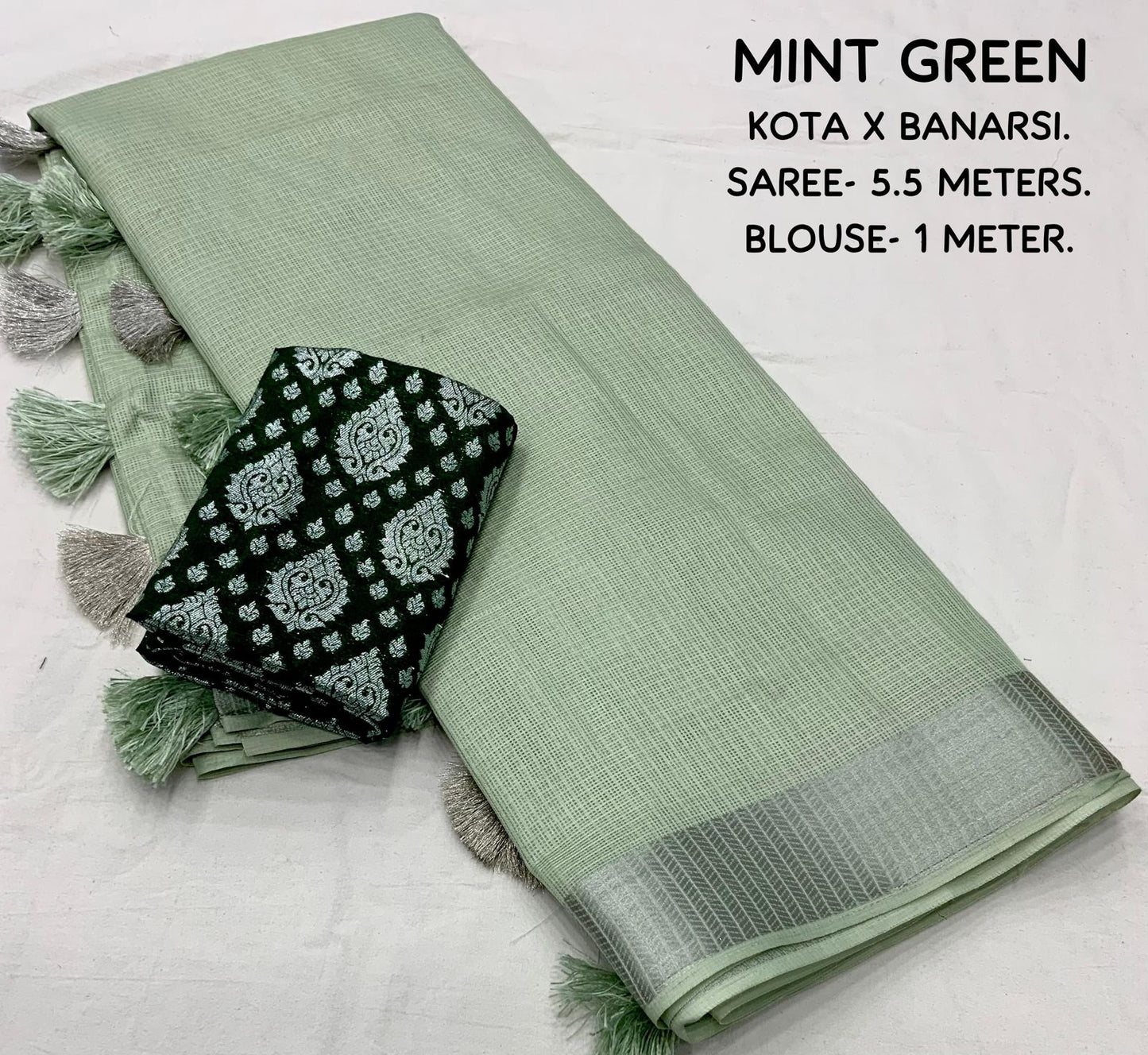 Soft Kota Plain Saree