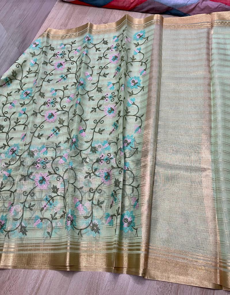 Banarasi Kora Organza Saree