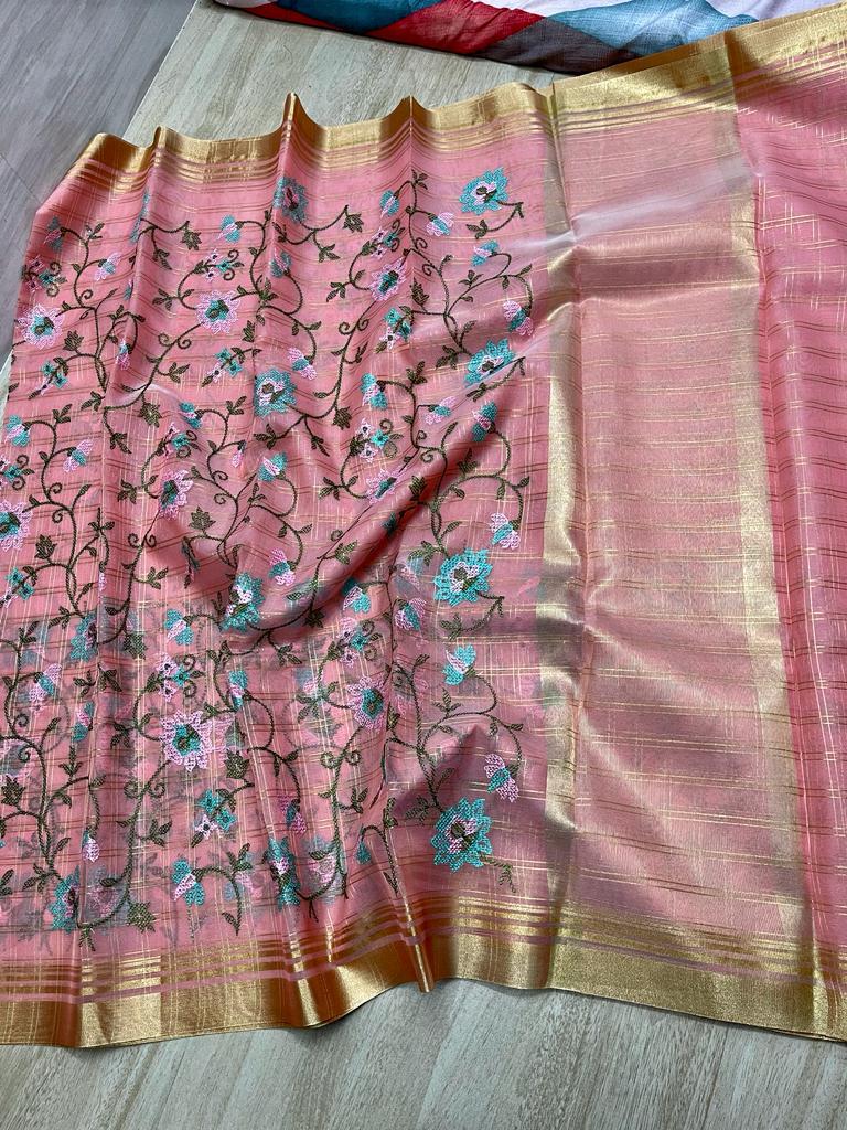 Banarasi Kora Organza Saree