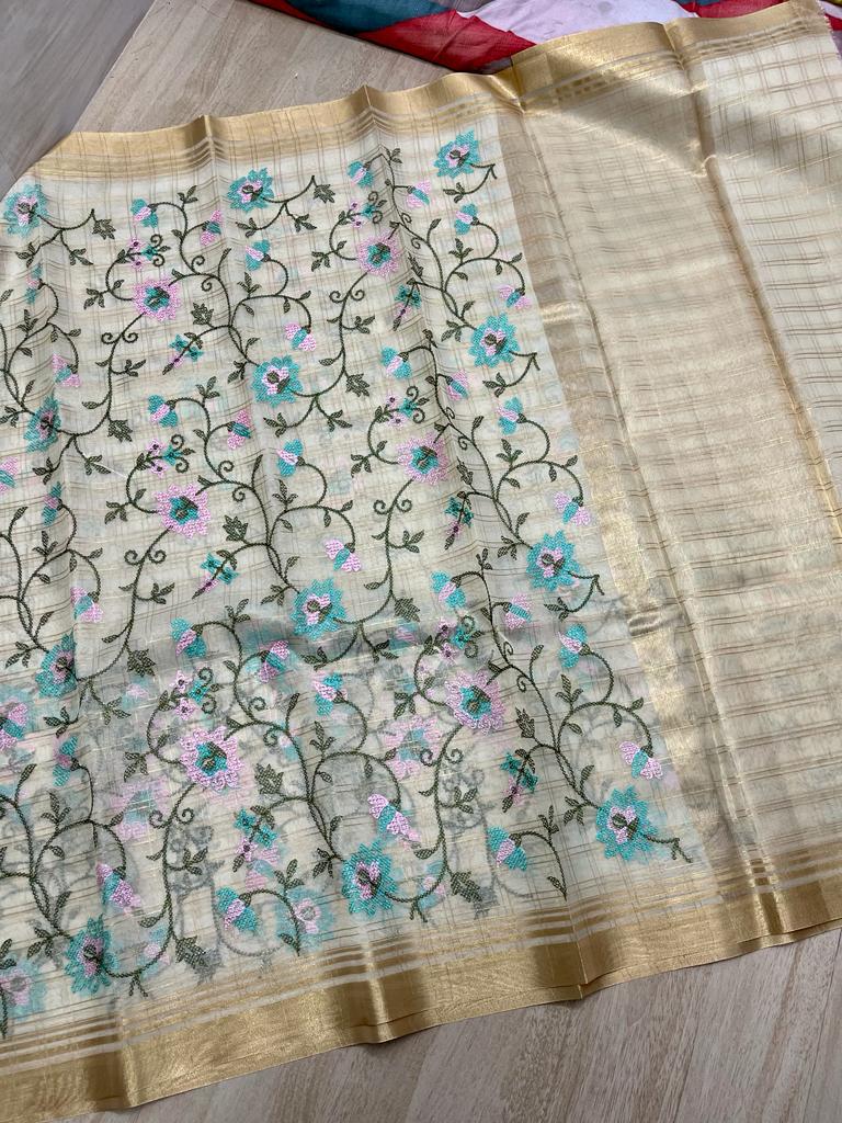 Banarasi Kora Organza Saree