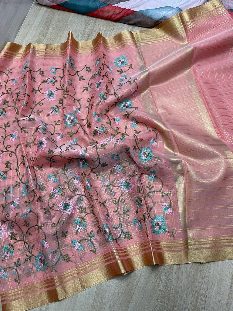 Banarasi Kora Organza Saree