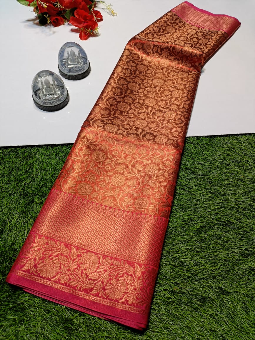 Banarasi Semi Silk Tanchui Saree