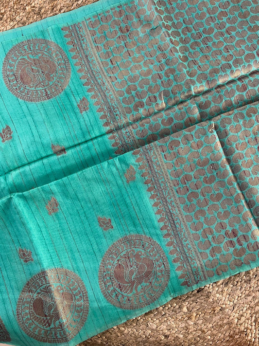 Banarasi Champa Tussar Silk Saree