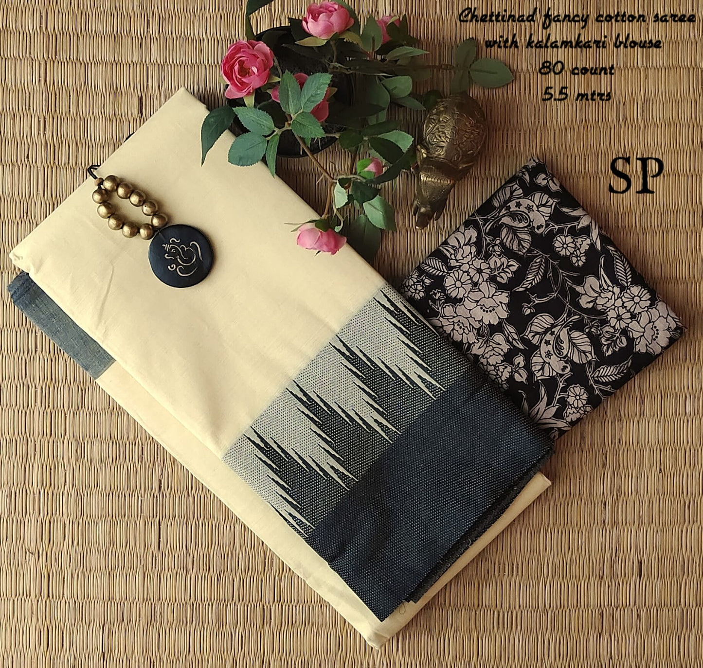 Chettinad fancy cotton saree