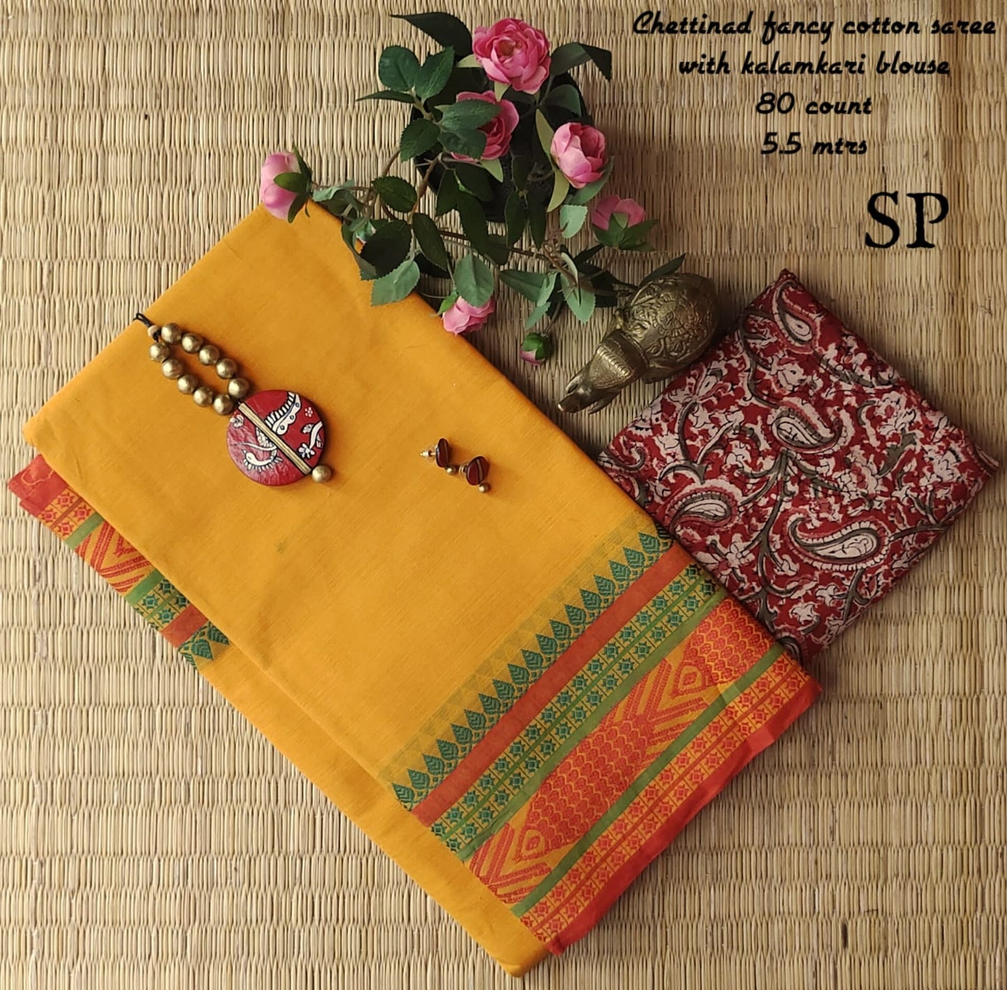 Chettinad fancy cotton saree