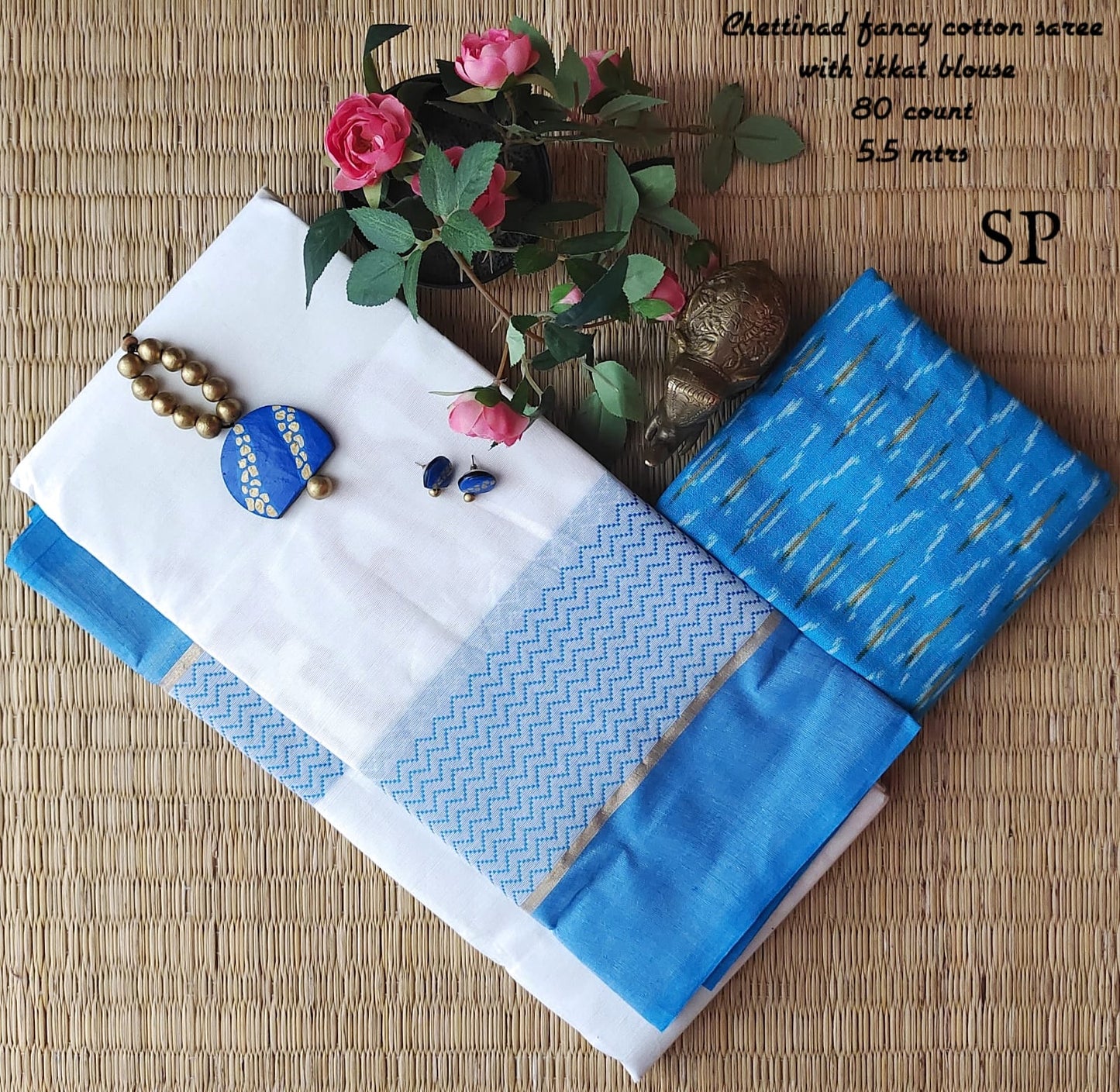 Chettinad fancy cotton saree