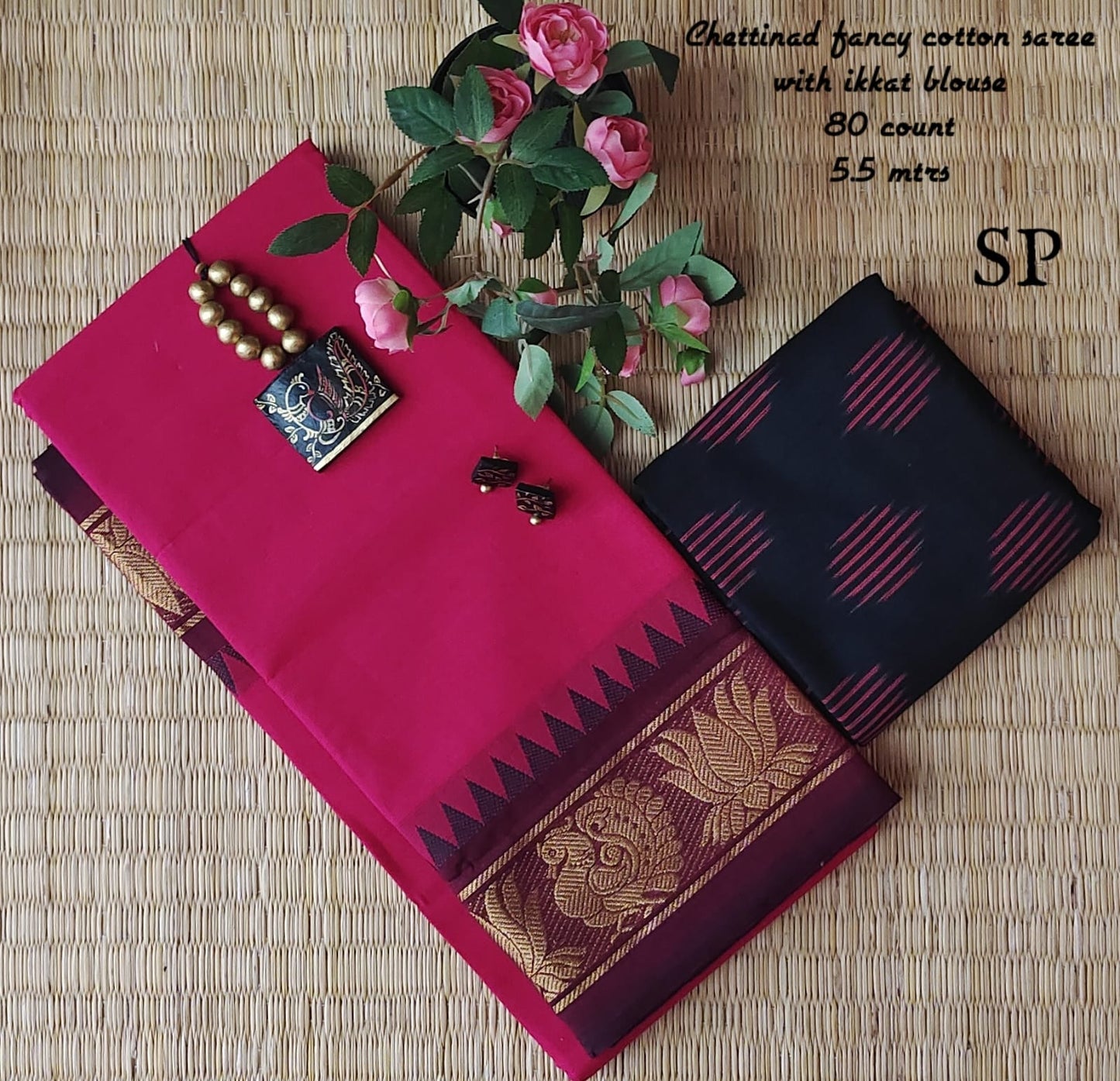 Chettinad fancy cotton saree