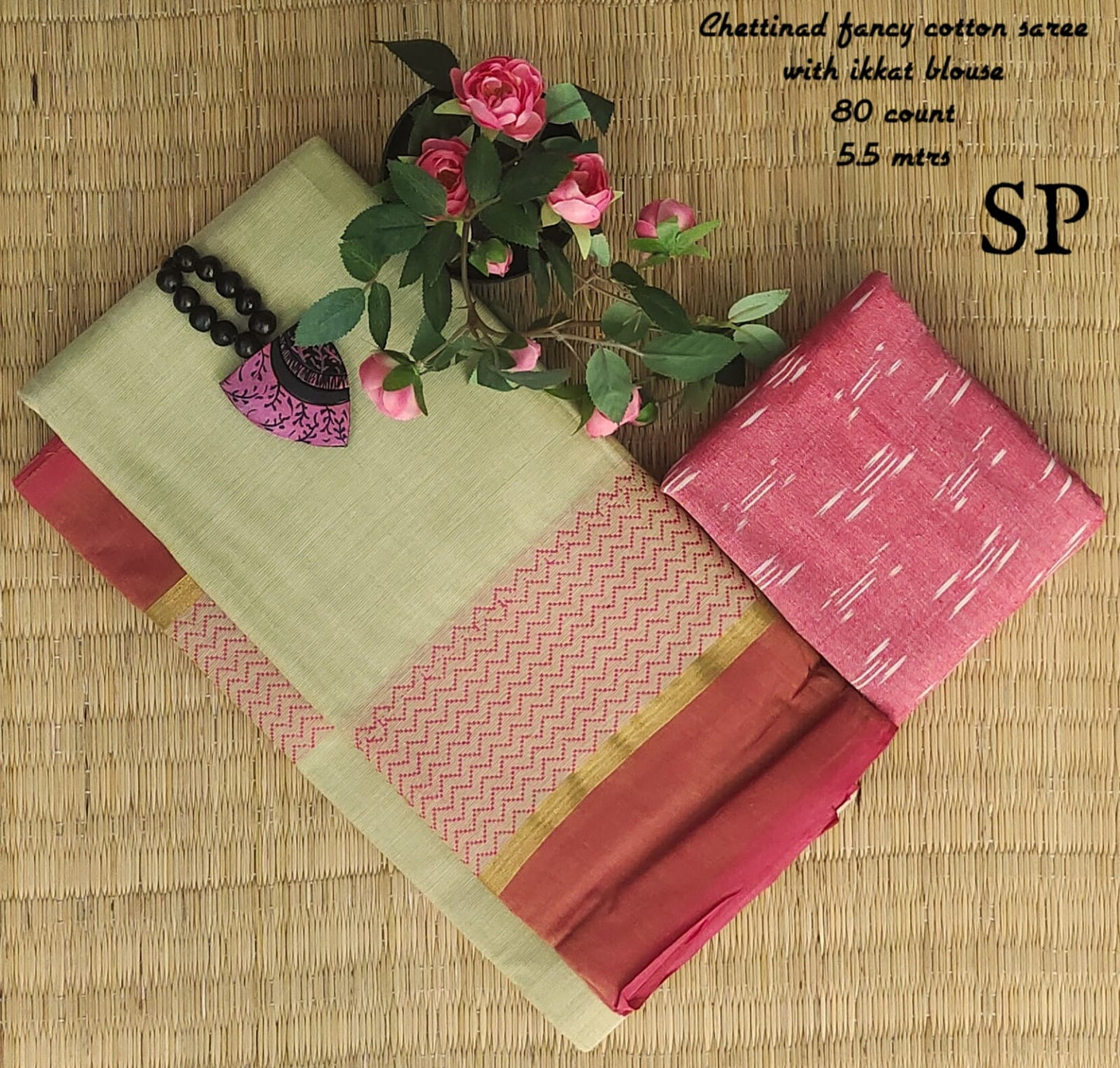 Chettinad fancy cotton saree