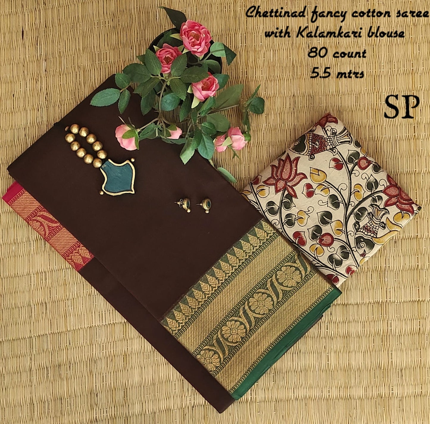 Chettinad fancy cotton saree