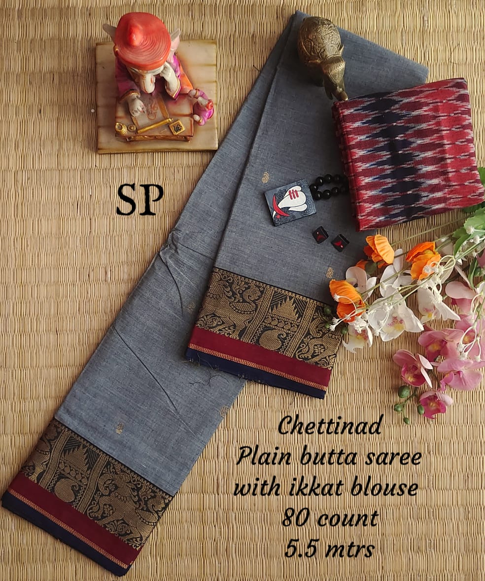 Chettinad fancy cotton saree