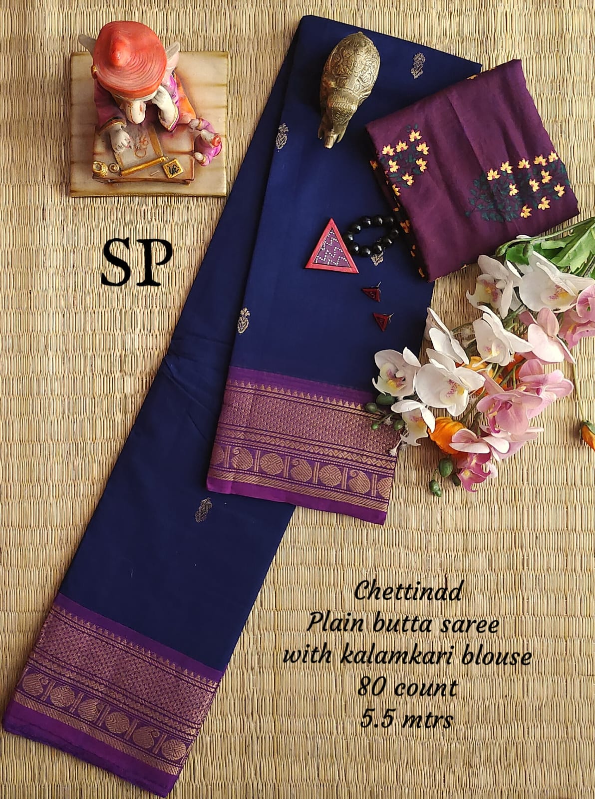 Chettinad fancy cotton saree