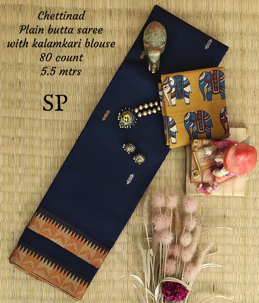 Chettinad fancy cotton saree