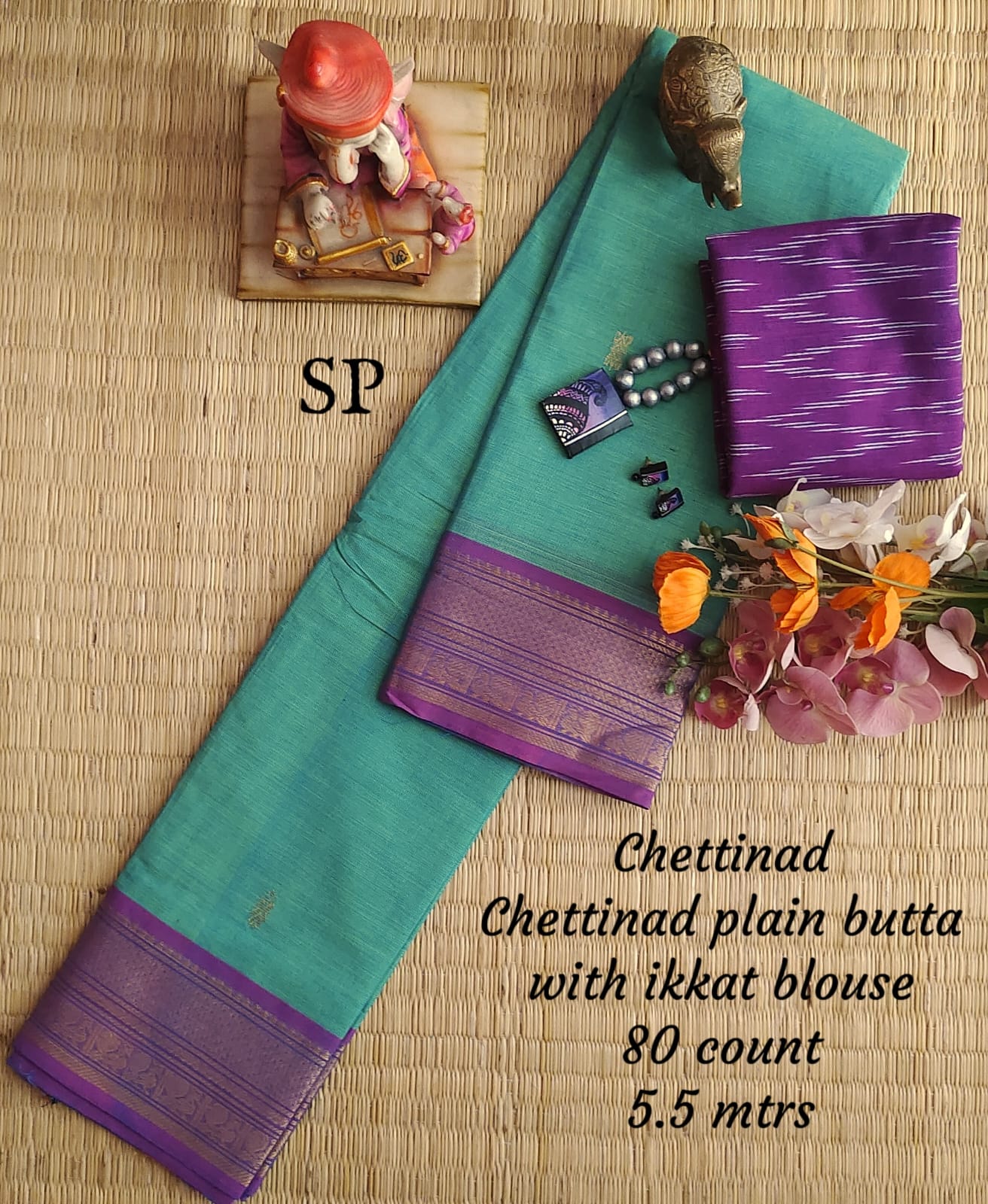 Chettinad fancy cotton saree