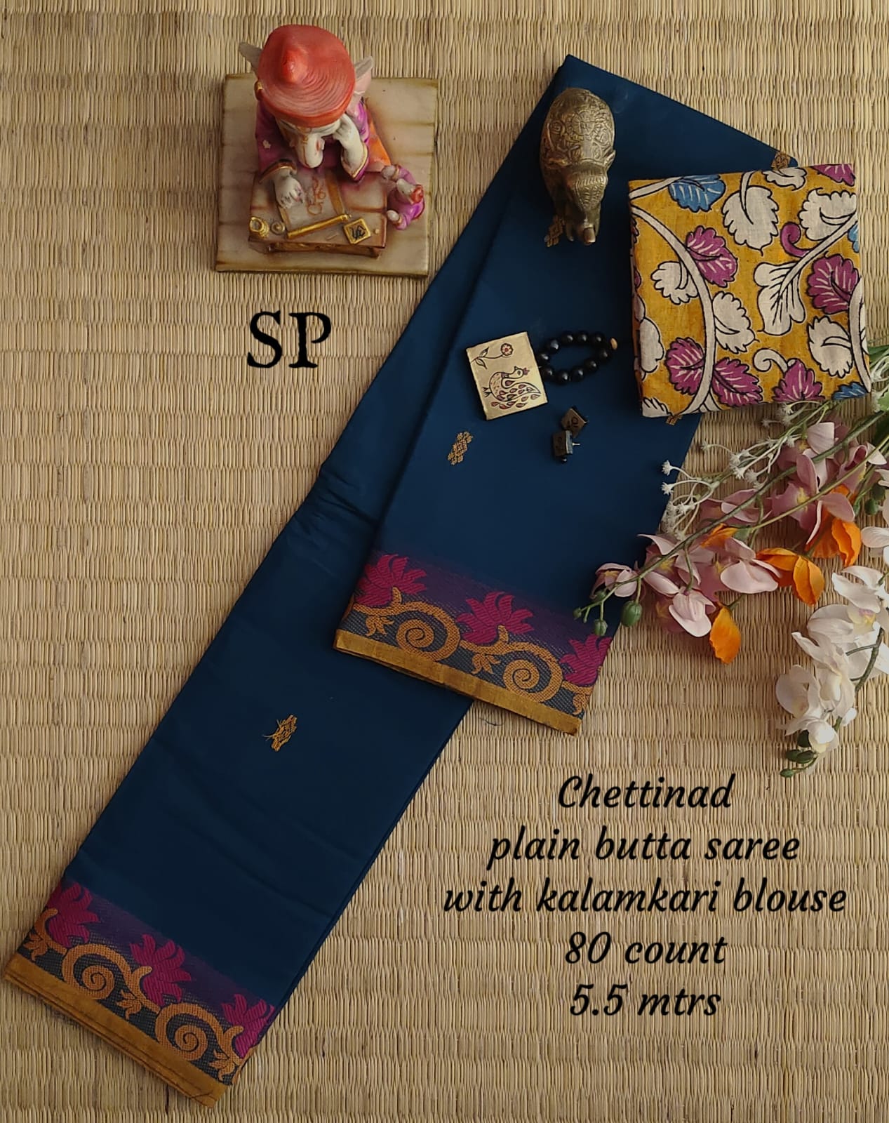 Chettinad fancy cotton saree
