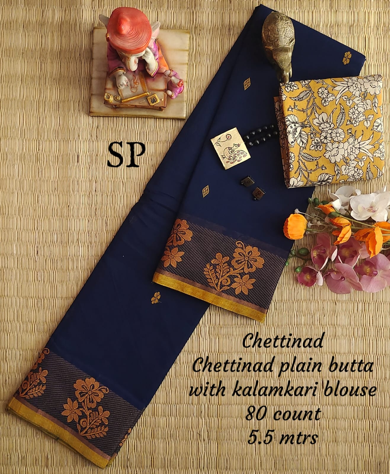 Chettinad fancy cotton saree