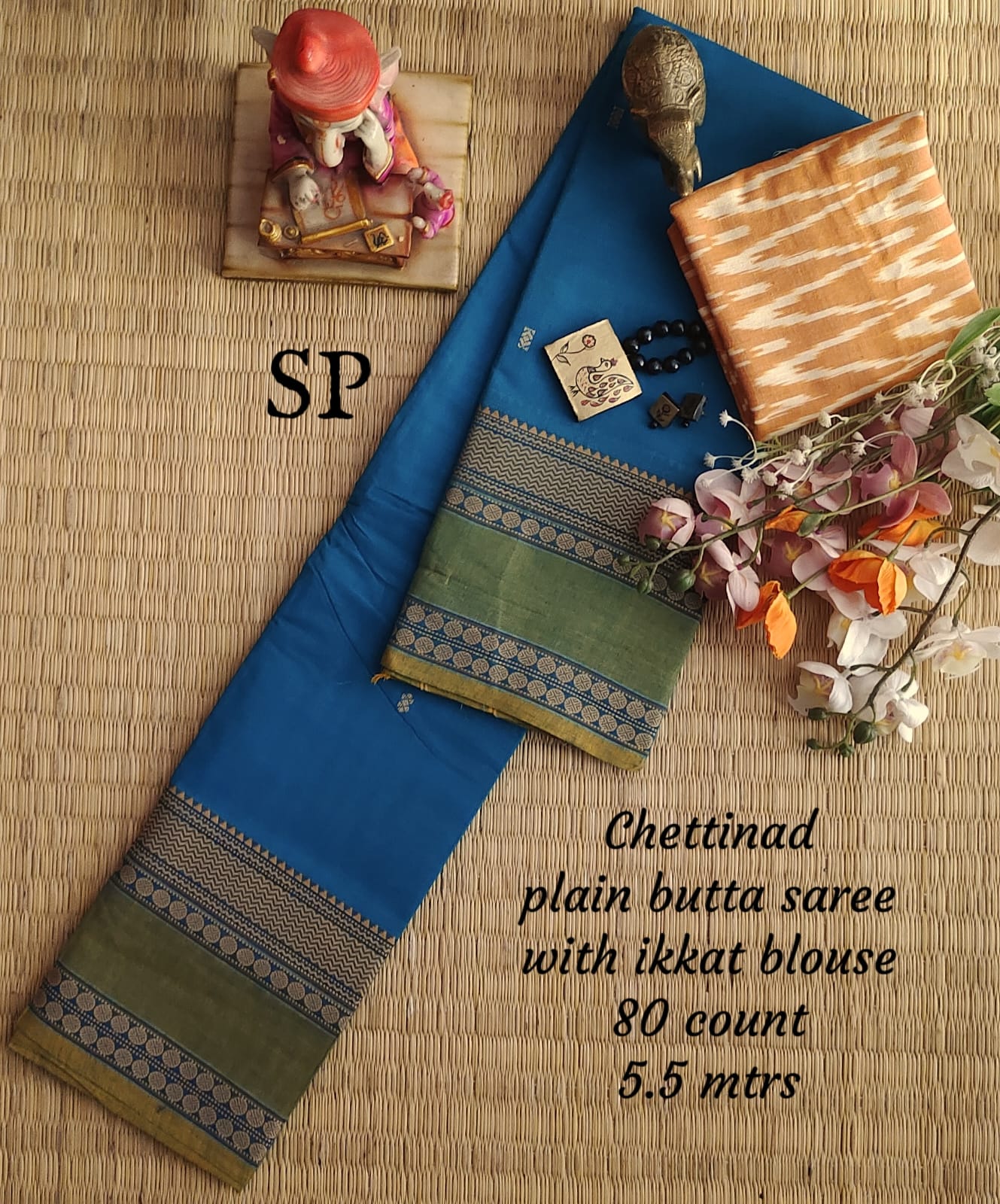 Chettinad fancy cotton saree