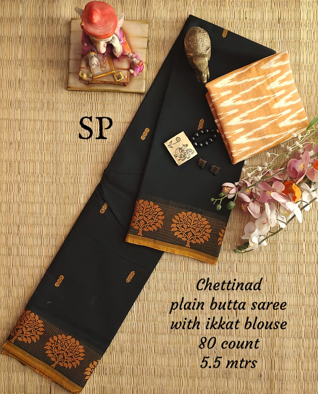 Chettinad fancy cotton saree