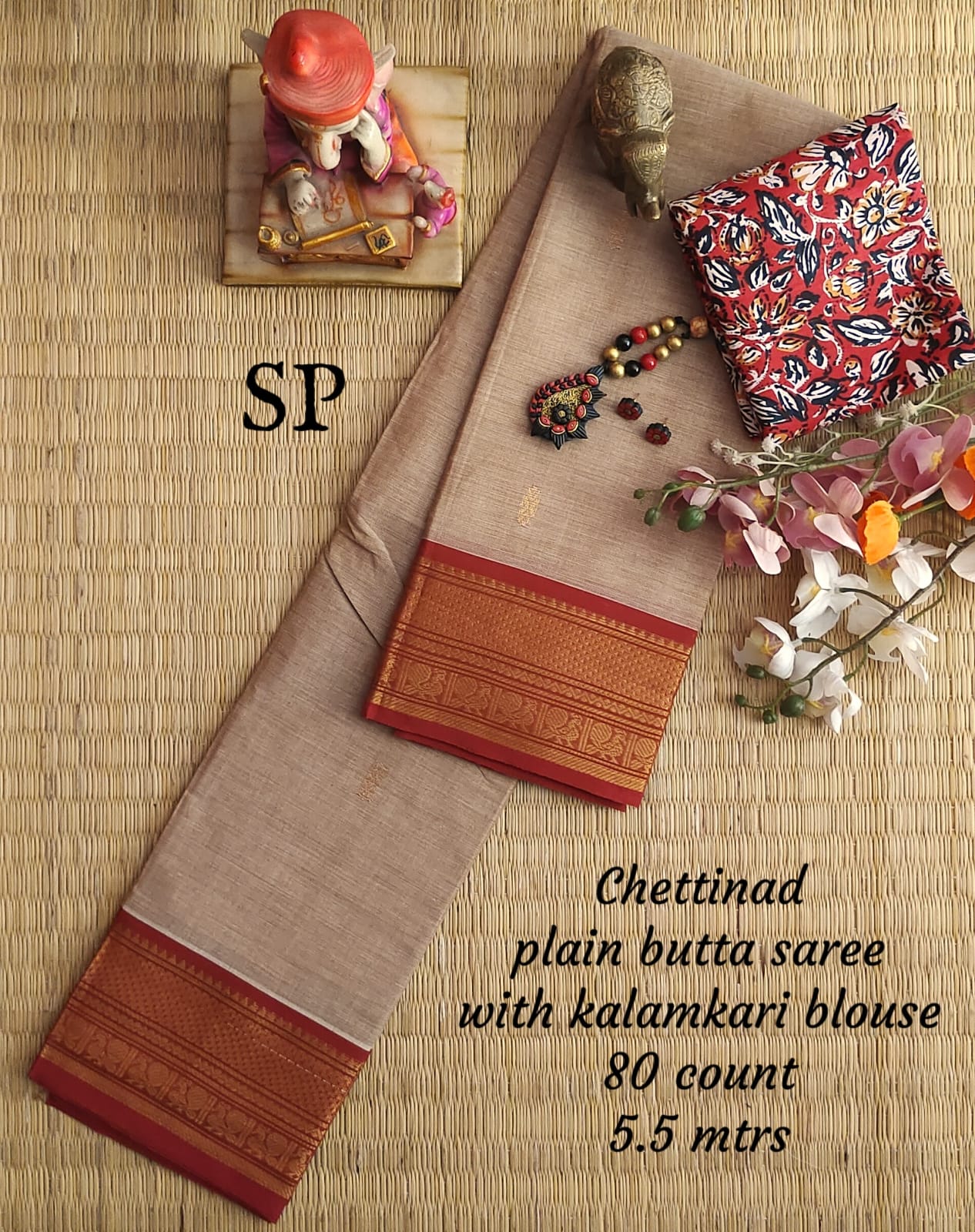 Chettinad fancy cotton saree
