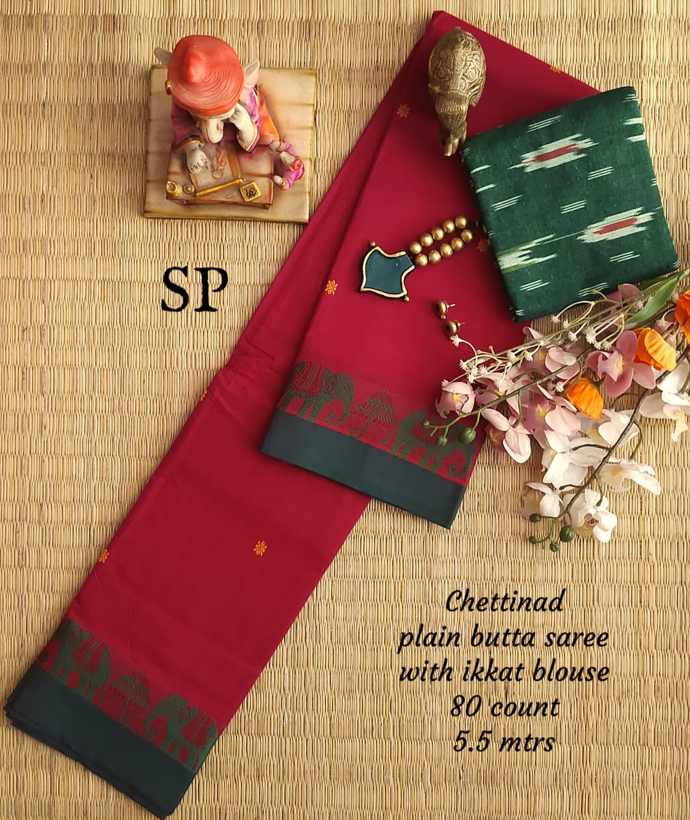 Chettinad fancy cotton saree