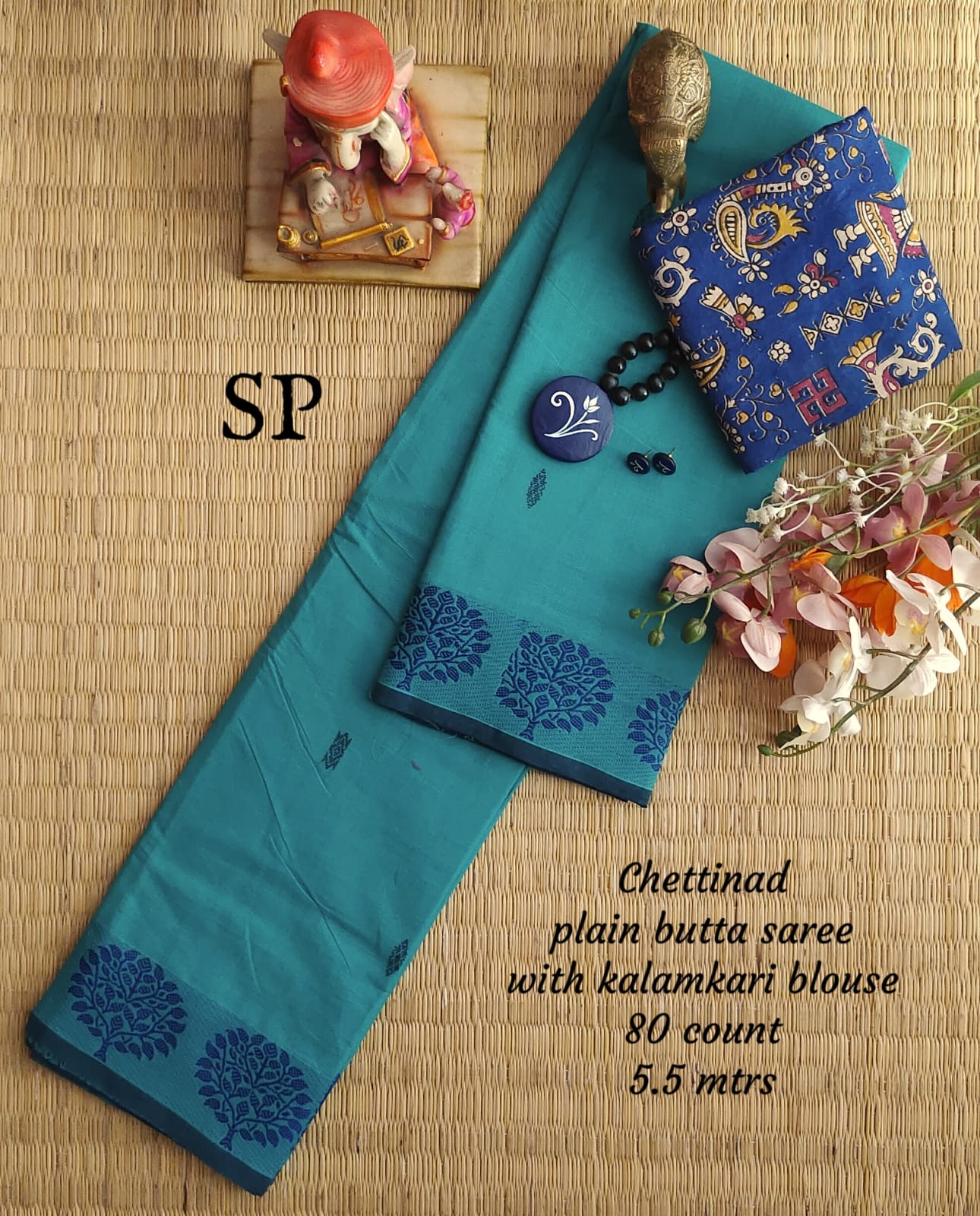 Chettinad fancy cotton saree