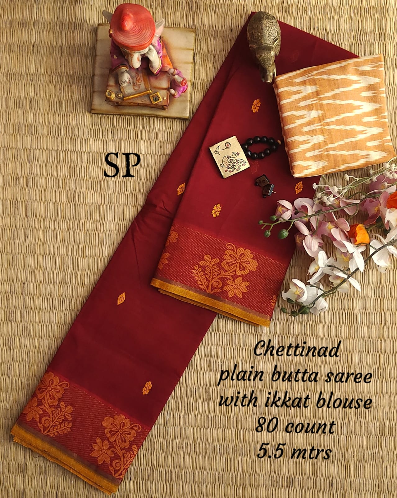 Chettinad fancy cotton saree