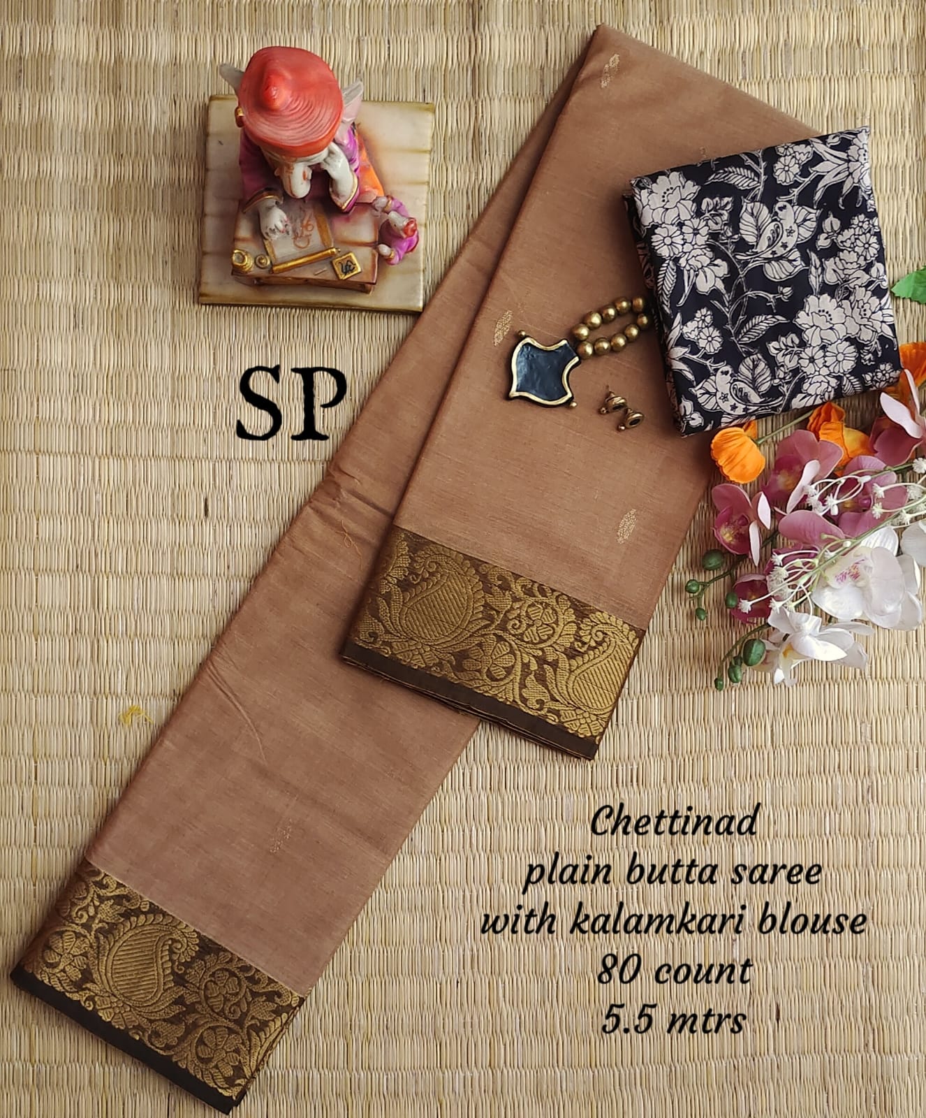 Chettinad fancy cotton saree