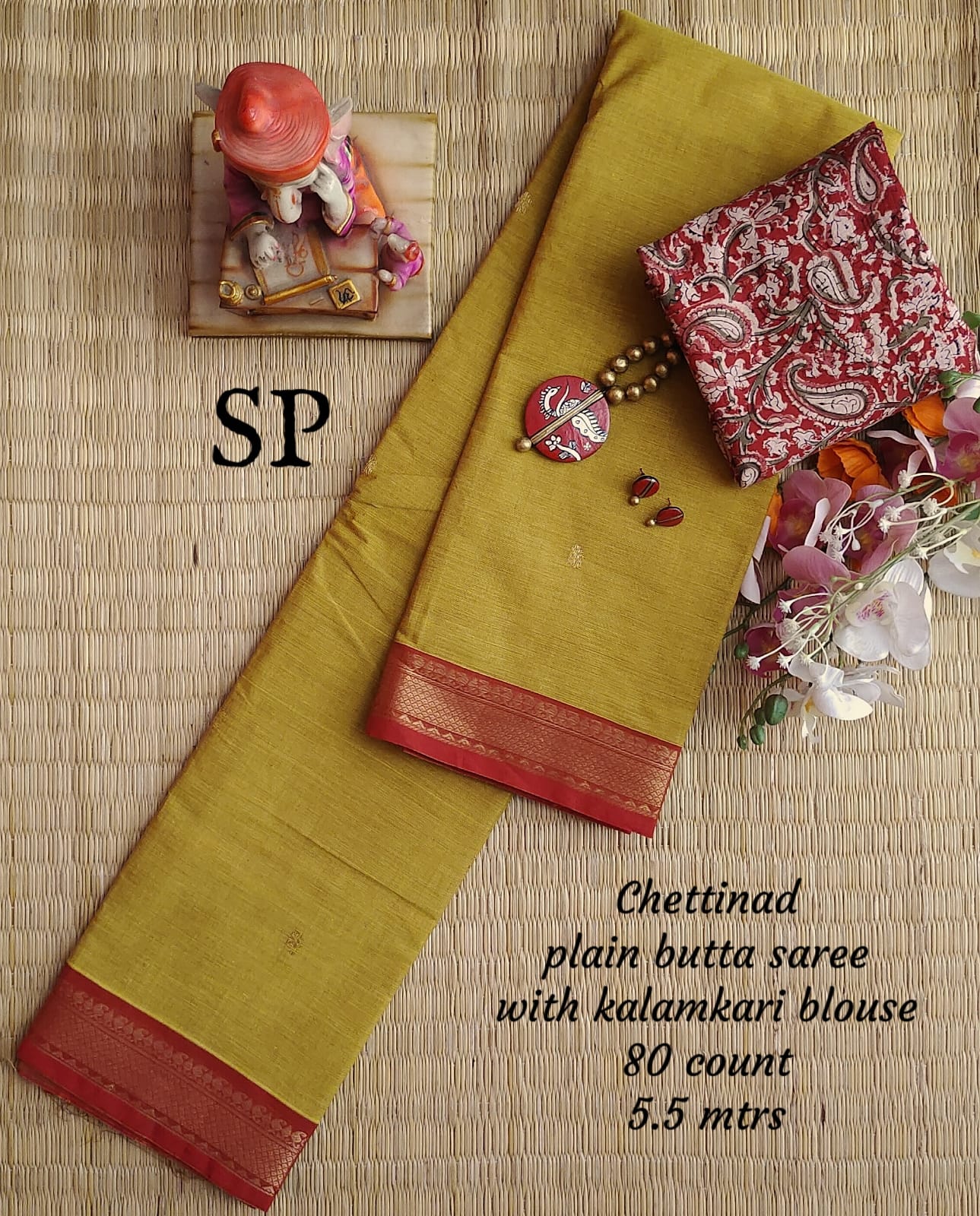 Chettinad fancy cotton saree
