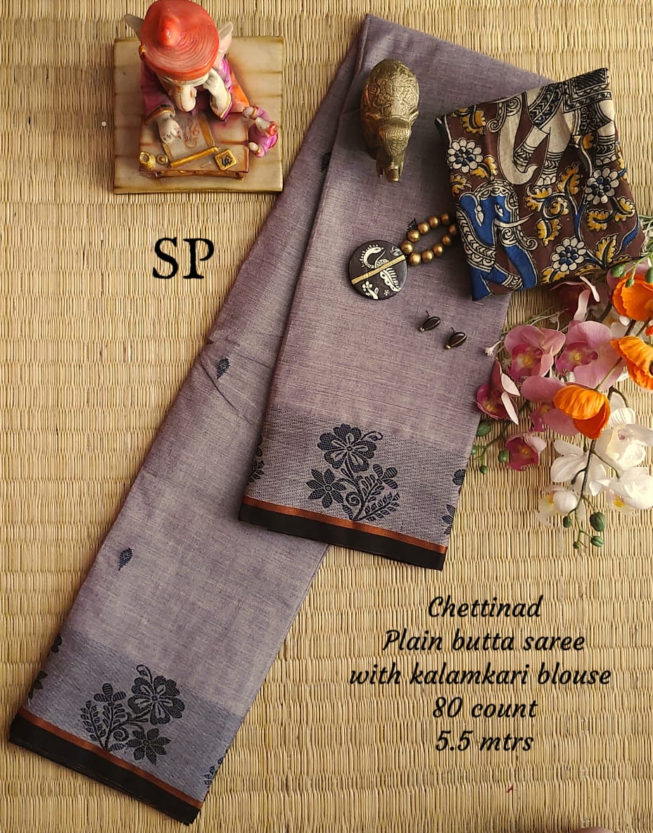 Chettinad fancy cotton saree