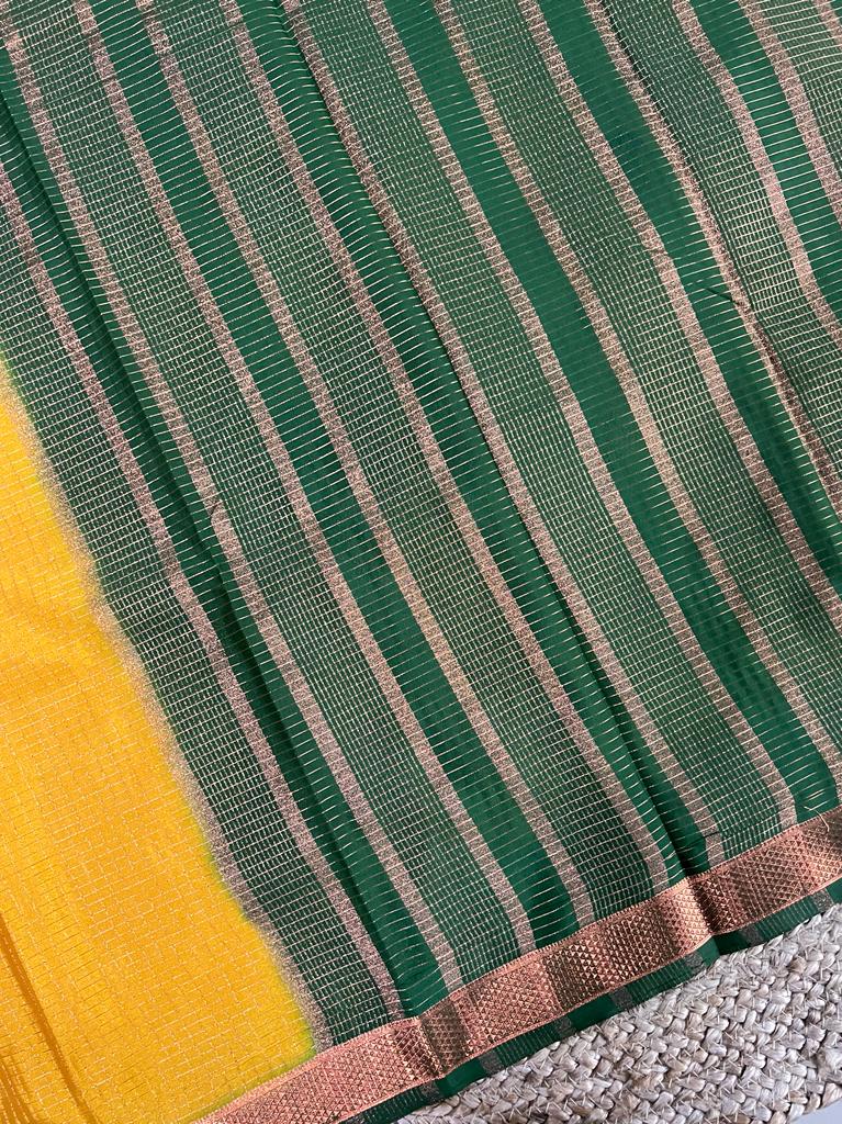 Chiffon Crepe Silk Saree