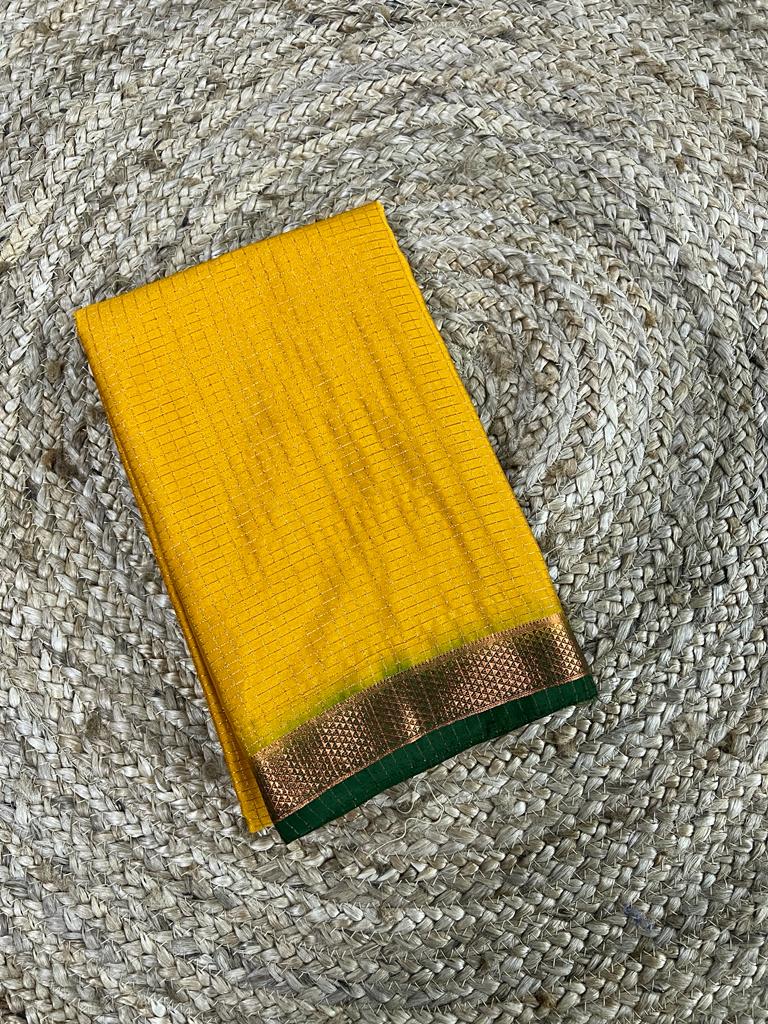 Chiffon Crepe Silk Saree
