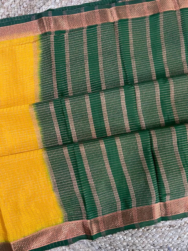 Chiffon Crepe Silk Saree