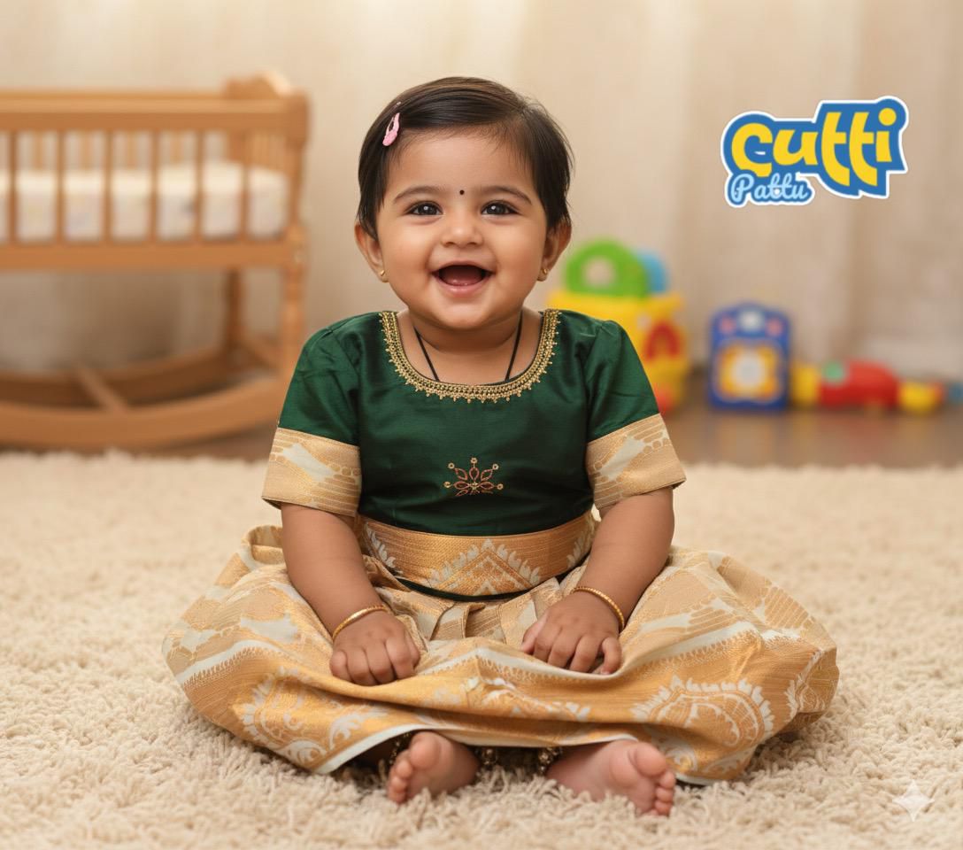 Chutties Pattu Pavadai Dress for Your Special Occasion