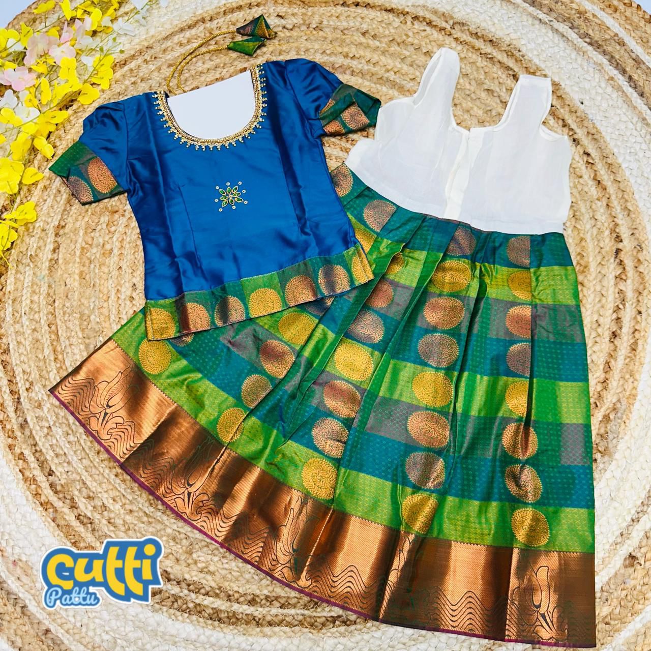 Chutties Pattu Pavadai Dress